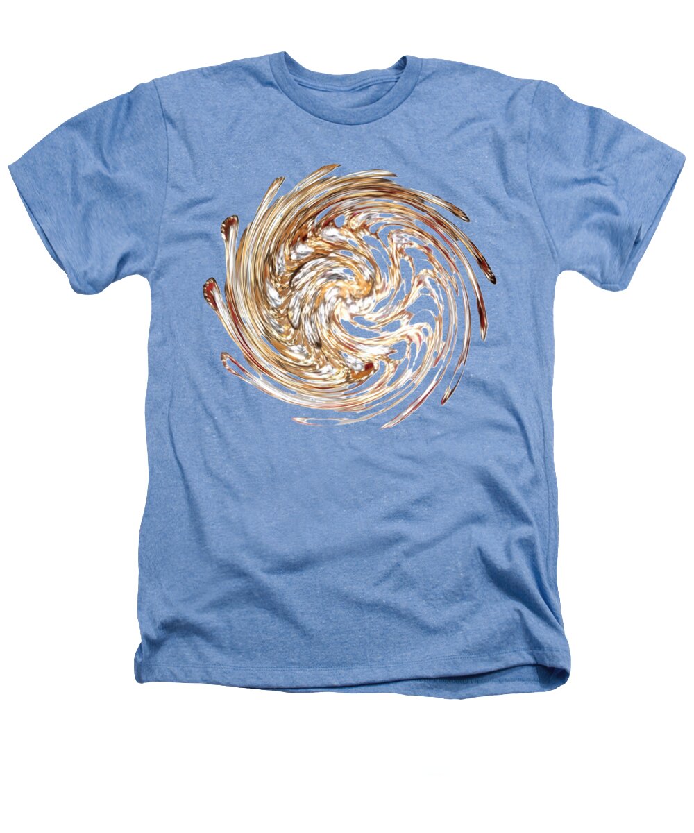 Swirling Metallic Whirlpool - Heathers T-Shirt