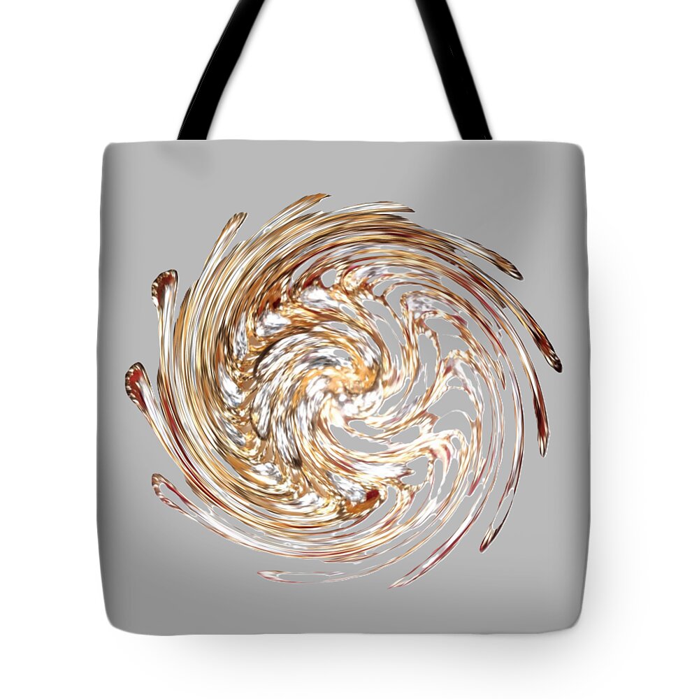 Swirling Metallic Whirlpool - Tote Bag