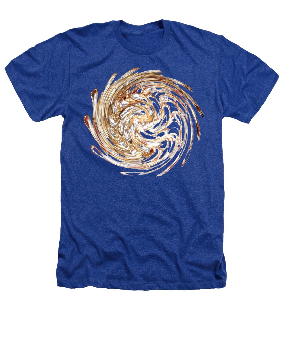 Swirling Metallic Whirlpool - Heathers T-Shirt