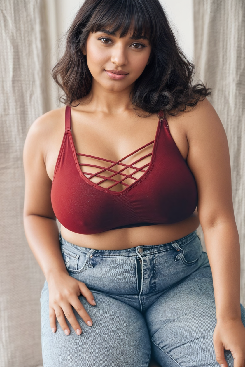 Interwoven Strappy Front Bralette