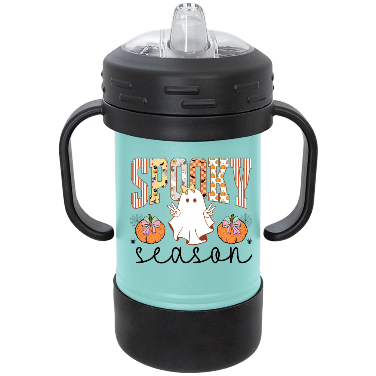 Spooky Season Halloween Ghost Polar Camel 10 oz Sippy Cup