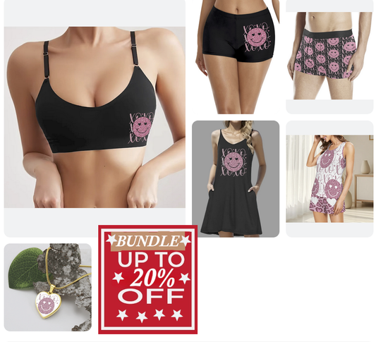 Pink Happy Face XO's Mix & Match Bundle