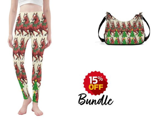 Christmas Horses Leggings Bundle