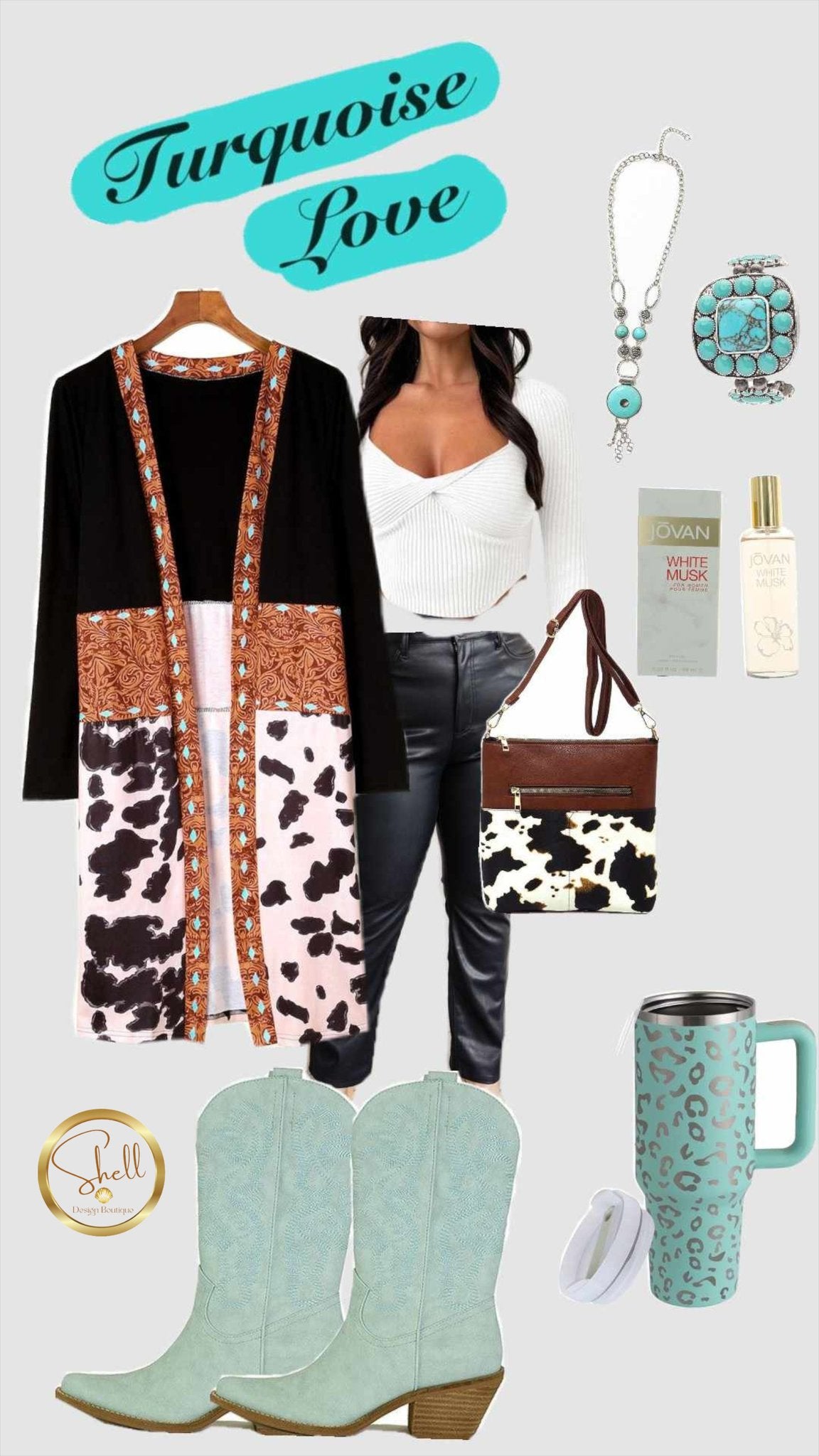 Turquoise Love Outfit Mix & Match Bundle