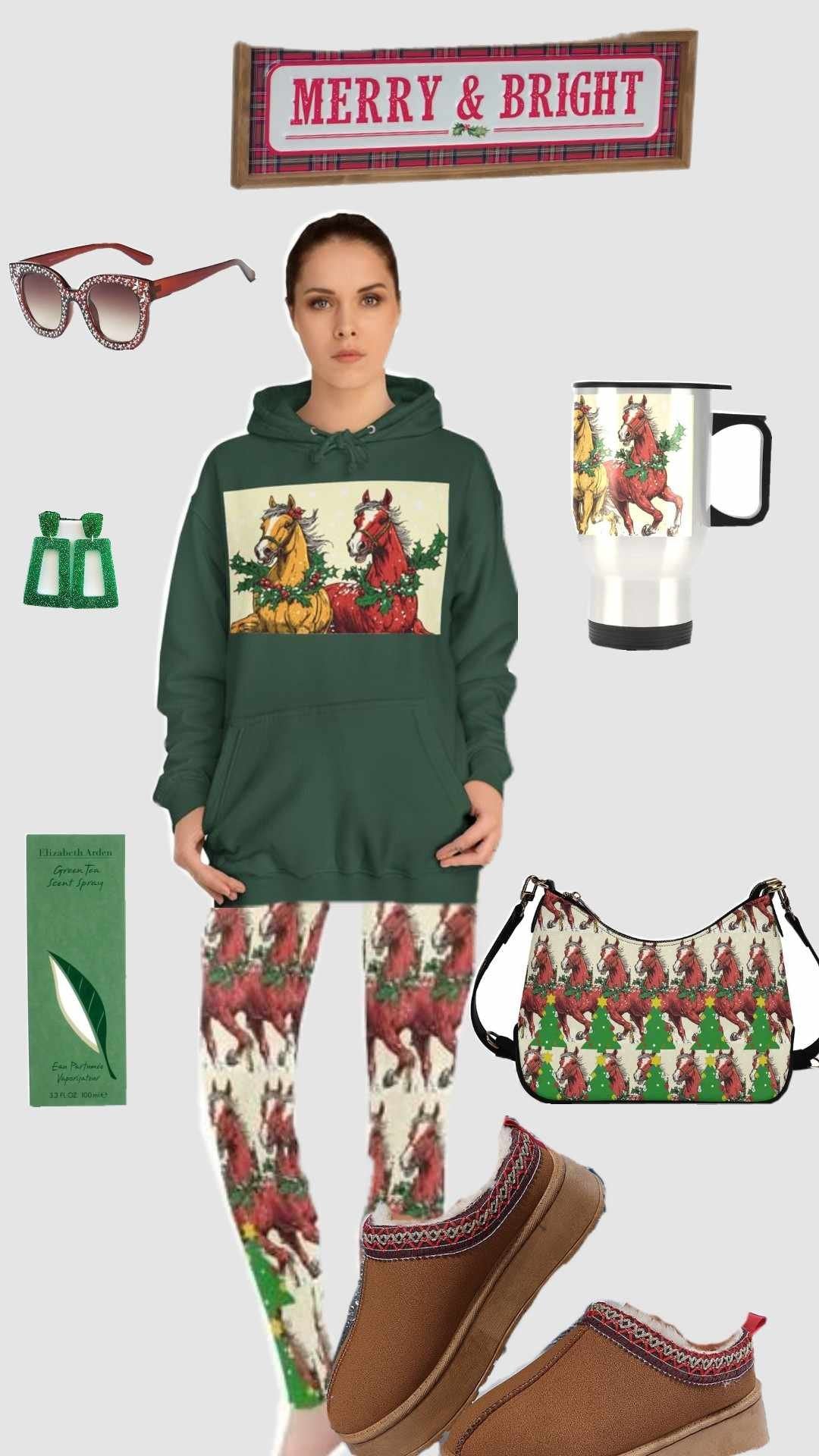 Merry & Bright Christmas Horses Mix & Match Bundle