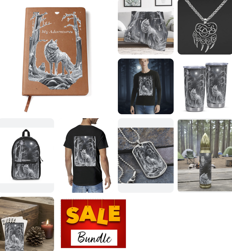 Ethereal Wolf in the Moonlight Mix & Match Bundle