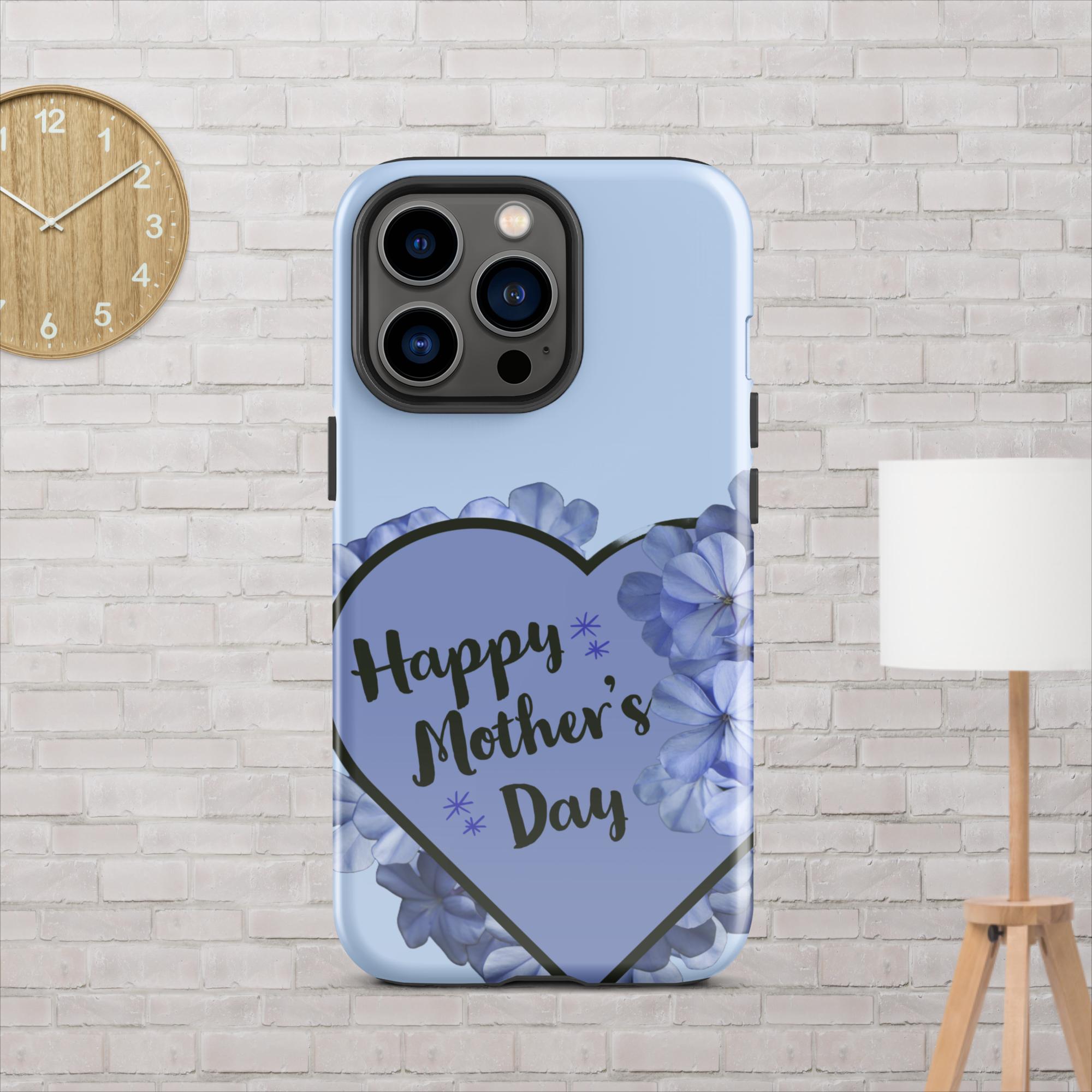 Happy Mother's Day Purple Heart Tough Case for iPhone®