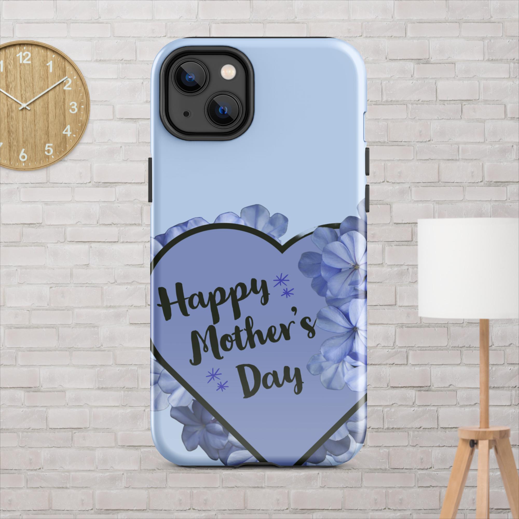 Happy Mother's Day Purple Heart Tough Case for iPhone®