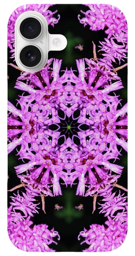 Vibrant Symmetrical Blossoms - Phone Case