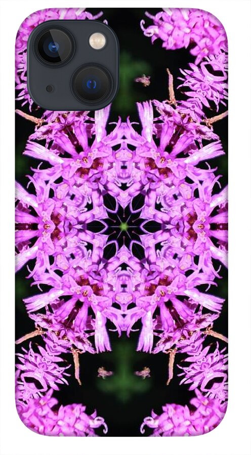 Vibrant Symmetrical Blossoms - Phone Case