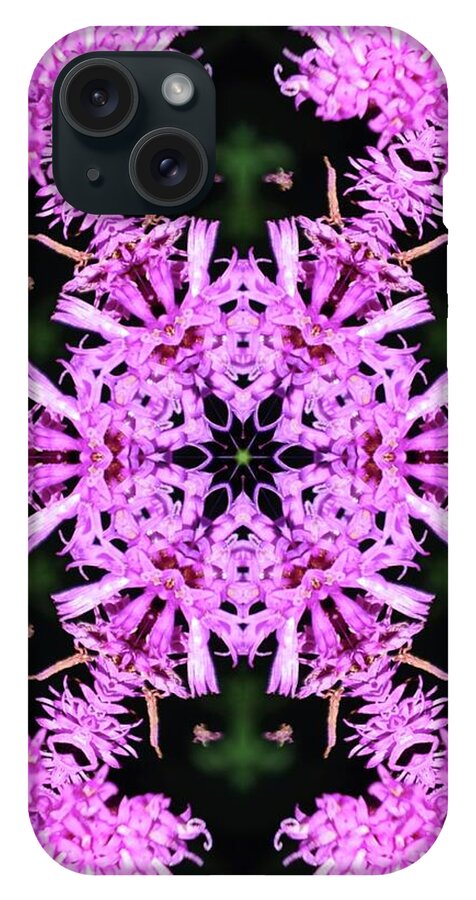 Vibrant Symmetrical Blossoms - Phone Case