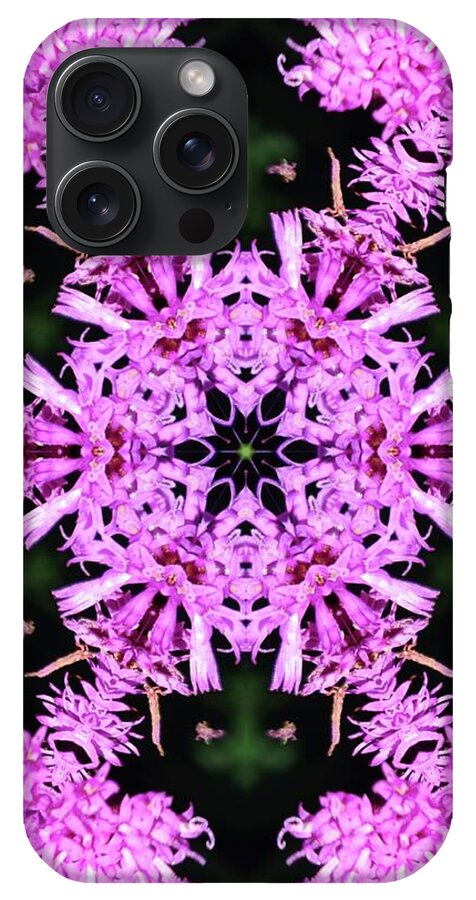 Vibrant Symmetrical Blossoms - Phone Case