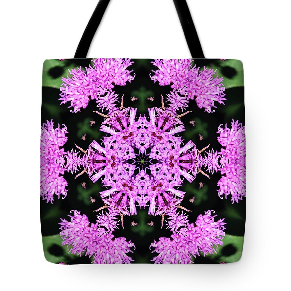 Vibrant Symmetrical Blossoms - Tote Bag