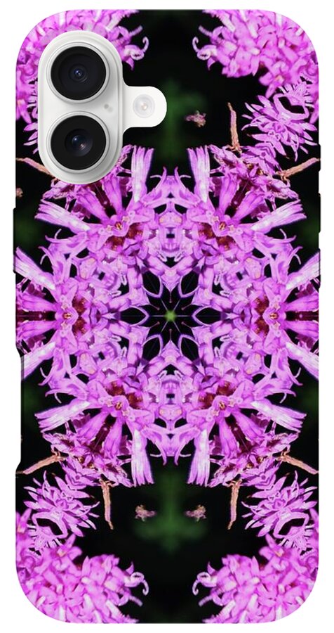 Vibrant Symmetrical Blossoms - Phone Case