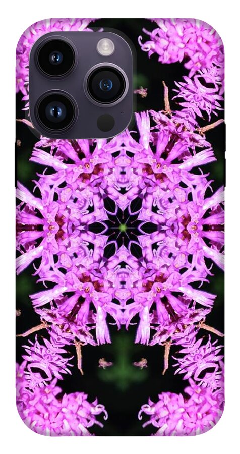 Vibrant Symmetrical Blossoms - Phone Case
