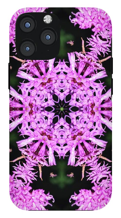 Vibrant Symmetrical Blossoms - Phone Case