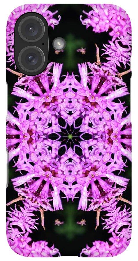 Vibrant Symmetrical Blossoms - Phone Case