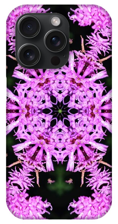 Vibrant Symmetrical Blossoms - Phone Case
