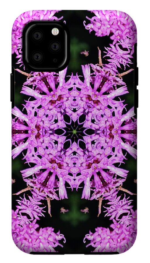 Vibrant Symmetrical Blossoms - Phone Case