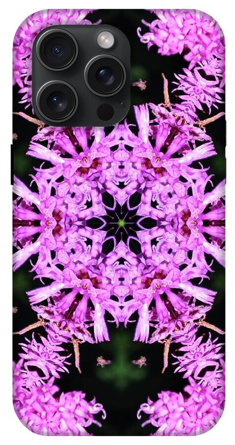 Vibrant Symmetrical Blossoms - Phone Case