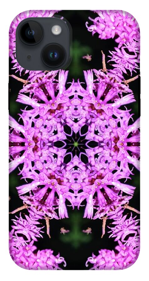 Vibrant Symmetrical Blossoms - Phone Case