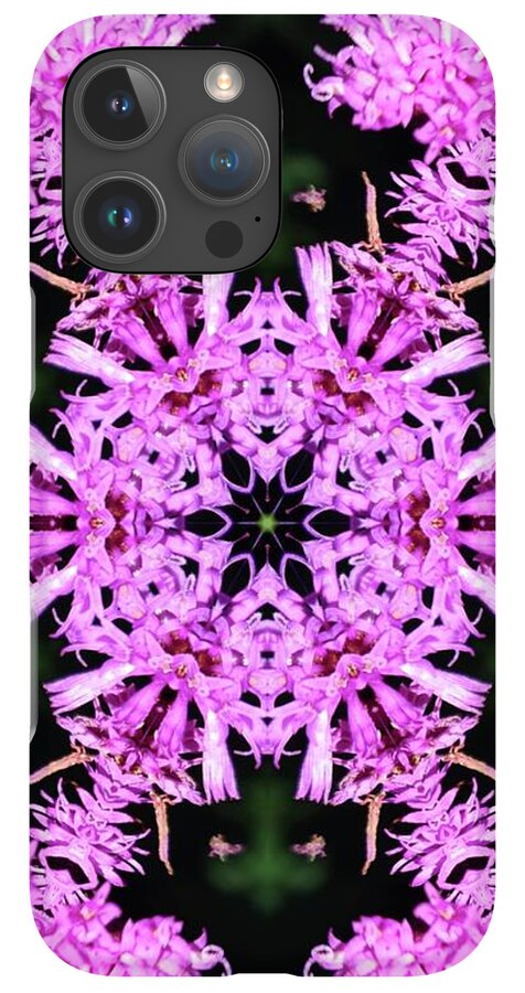 Vibrant Symmetrical Blossoms - Phone Case