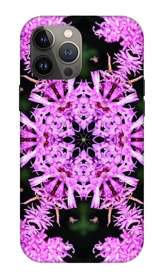 Vibrant Symmetrical Blossoms - Phone Case