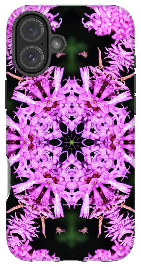 Vibrant Symmetrical Blossoms - Phone Case