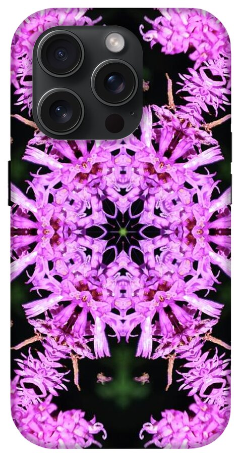 Vibrant Symmetrical Blossoms - Phone Case