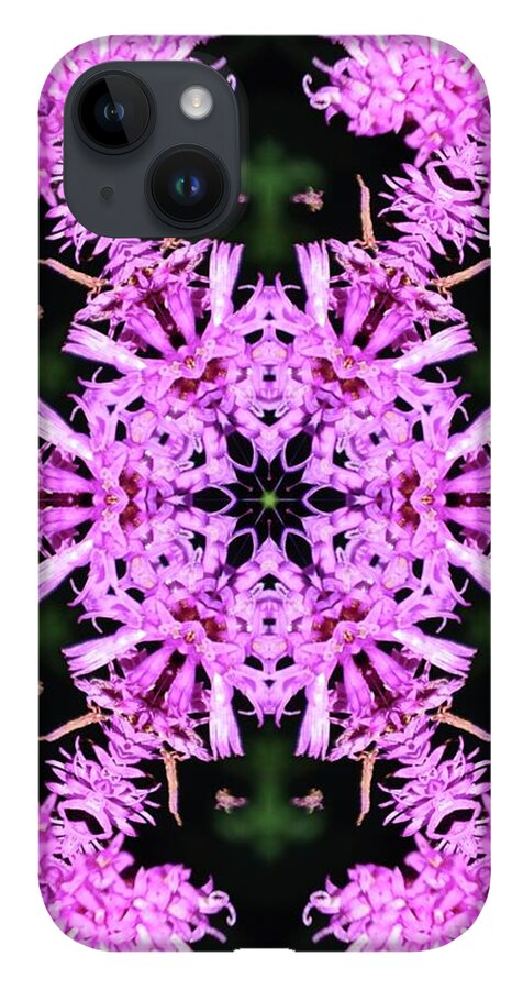 Vibrant Symmetrical Blossoms - Phone Case