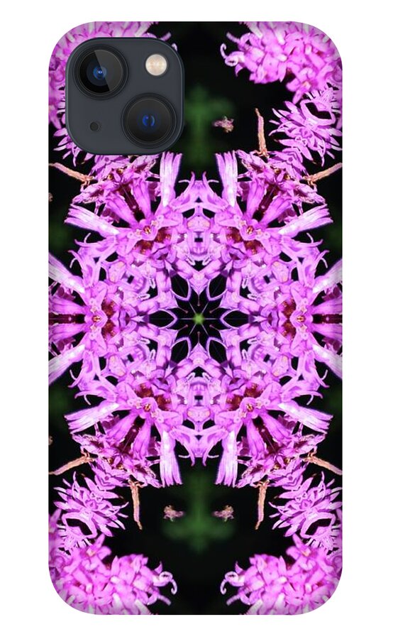 Vibrant Symmetrical Blossoms - Phone Case