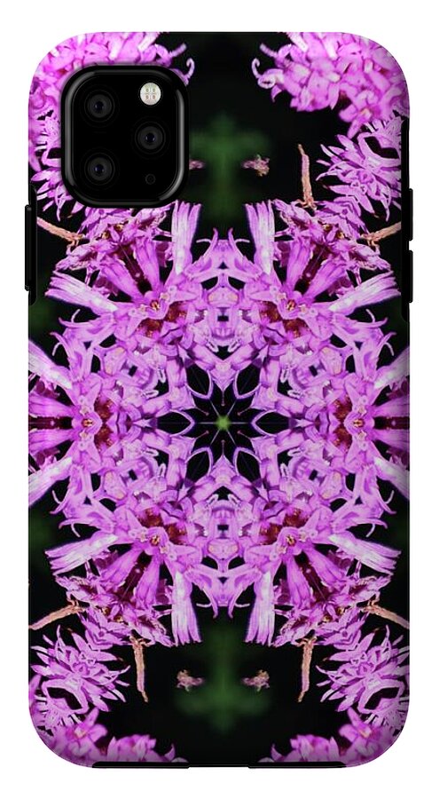 Vibrant Symmetrical Blossoms - Phone Case