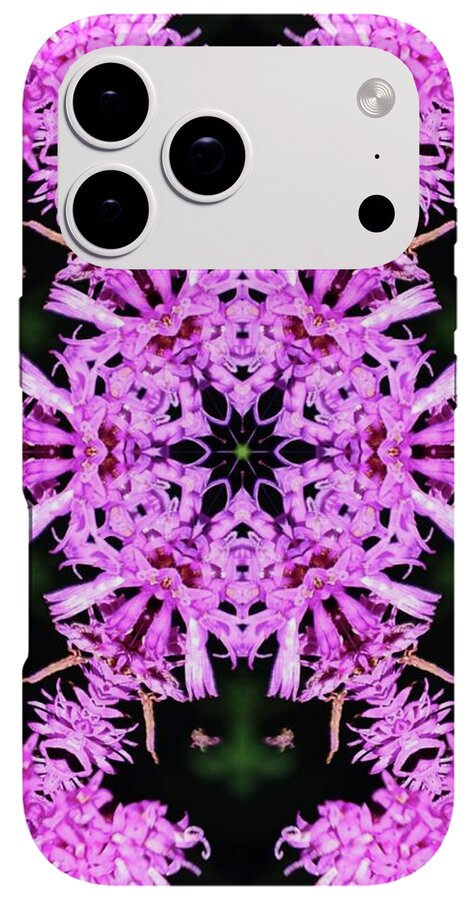 Vibrant Symmetrical Blossoms - Phone Case