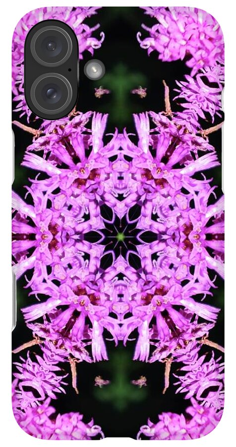 Vibrant Symmetrical Blossoms - Phone Case