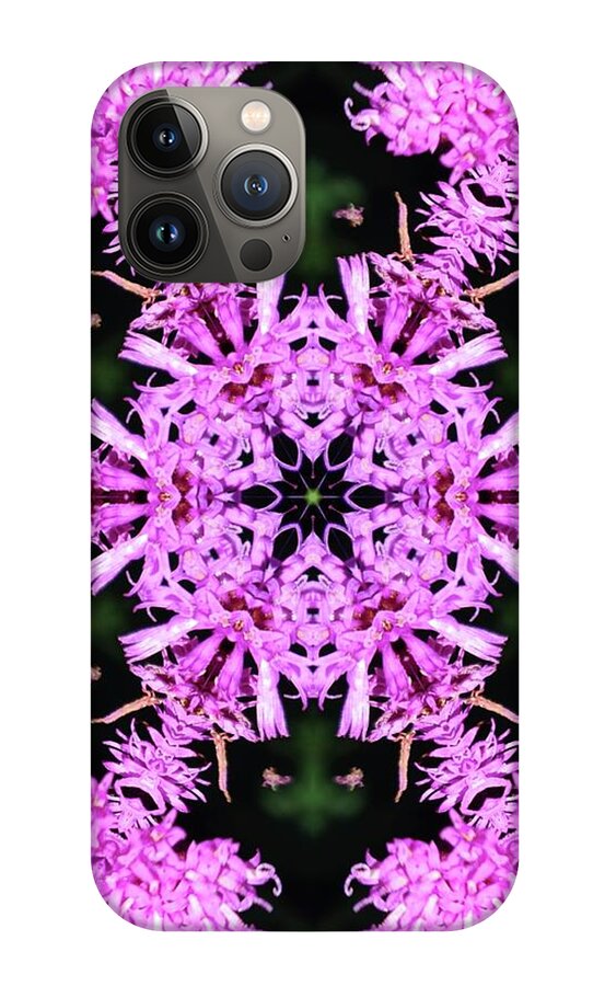 Vibrant Symmetrical Blossoms - Phone Case