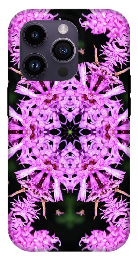 Vibrant Symmetrical Blossoms - Phone Case