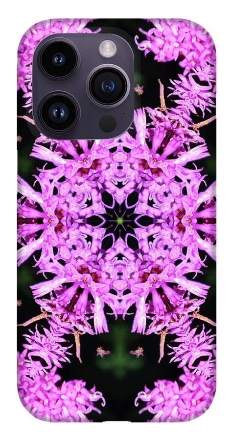 Vibrant Symmetrical Blossoms - Phone Case