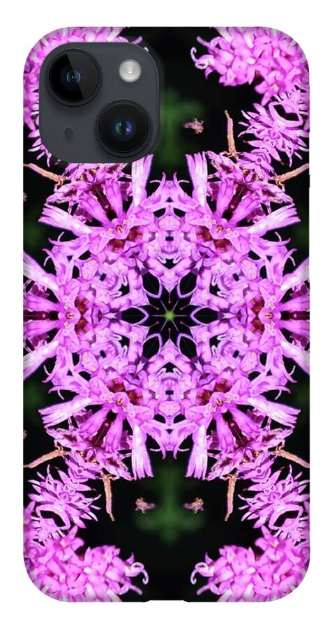 Vibrant Symmetrical Blossoms - Phone Case