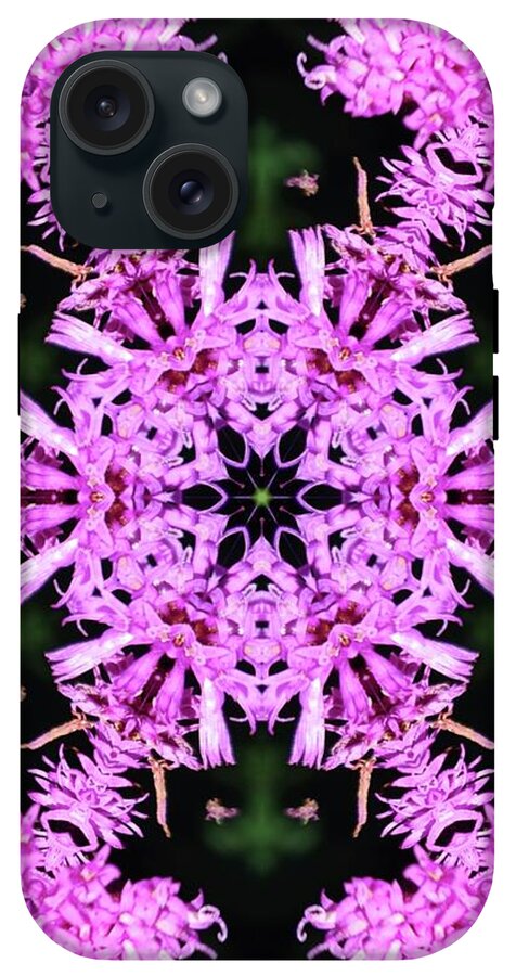 Vibrant Symmetrical Blossoms - Phone Case