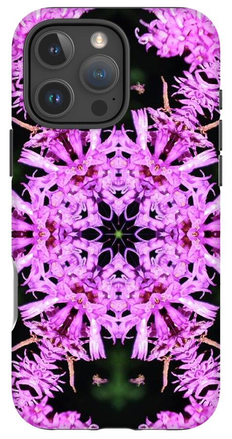 Vibrant Symmetrical Blossoms - Phone Case