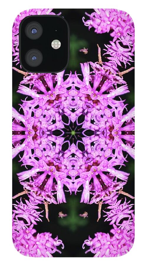 Vibrant Symmetrical Blossoms - Phone Case