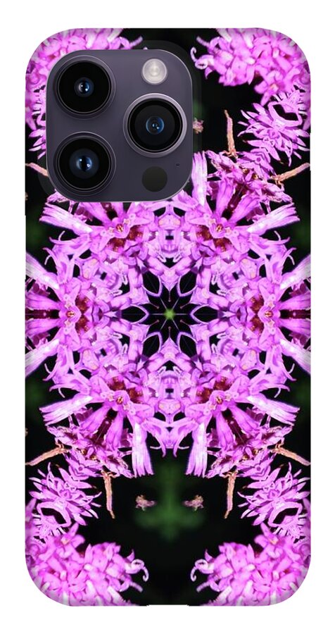 Vibrant Symmetrical Blossoms - Phone Case