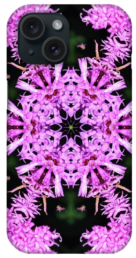 Vibrant Symmetrical Blossoms - Phone Case