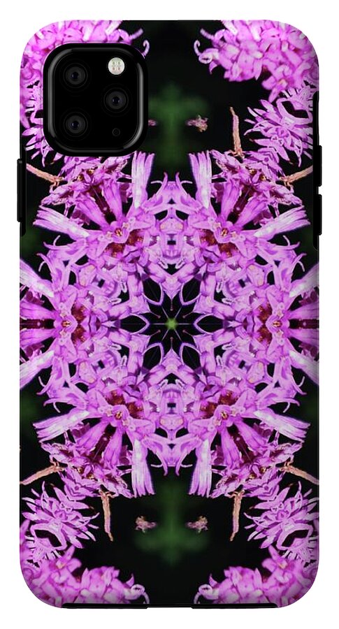 Vibrant Symmetrical Blossoms - Phone Case