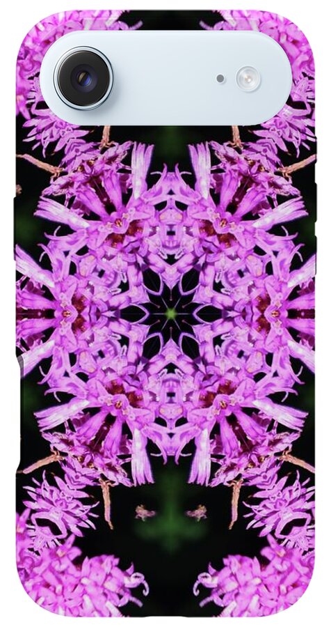 Vibrant Symmetrical Blossoms - Phone Case