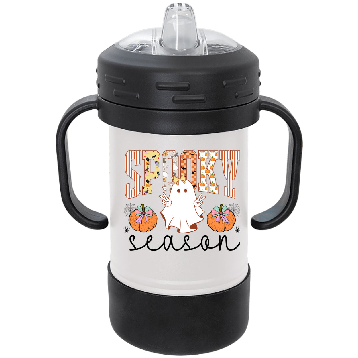 Spooky Season Halloween Ghost Polar Camel 10 oz Sippy Cup
