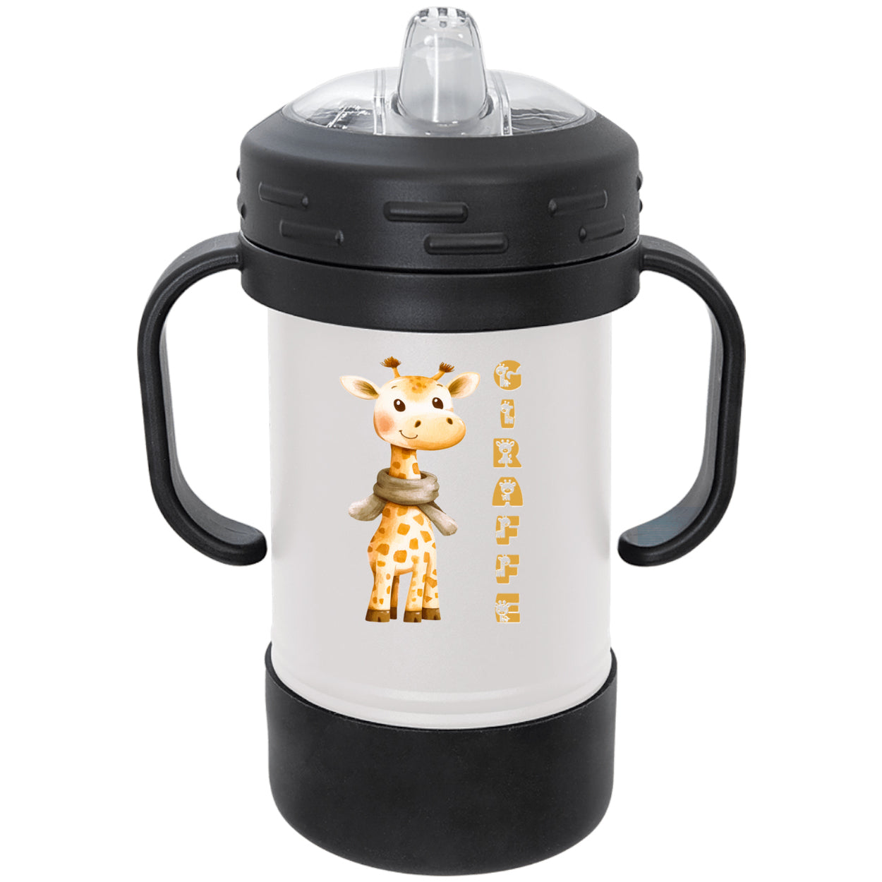 Tall Giraffe Polar Camel 10 oz Sippy Cup
