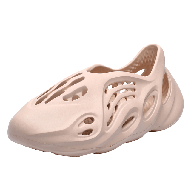 Women's Summer Rubber Breathable Clogs Beach Flat Sandals For Walking