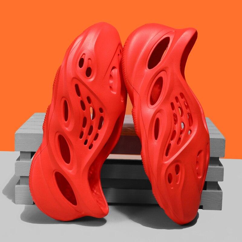 Women's Summer Rubber Breathable Clogs Beach Flat Sandals For Walking