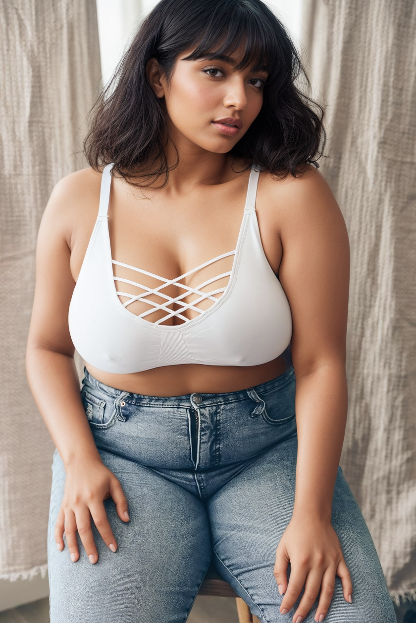 Interwoven Strappy Front Bralette